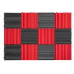Zestaw paneli akustycznych Bitmat PU Equalizer szare i arbuzowe