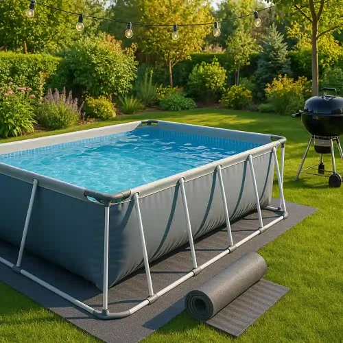 Pianka polietylenowa z rolki Bitmat PE podkład pod baseny ogrodowe i jacuzzi