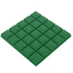 Bitmat PU Kostka Wypukła w kolorze ciemnozielonym 50×50×5 cm