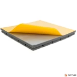 Bitmat PU Kostka Wypukła 3D z warstwą klejącą w kolorze szarym