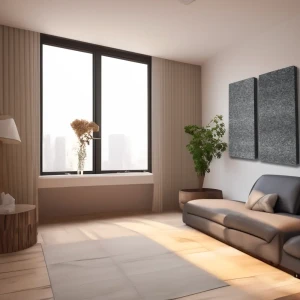 Poliestrowy PET panel akustyczny 50×100 cm pochłaniający grubość 5cm – zdjęcie 5