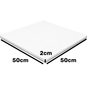 Panel akustyczny poliestrowy 50×50 cm ozdobny biały i czarny 2 i 4 cm – zdjęcie 12