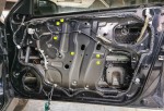 Honda Accord wygłuszanie drzwi matami Bitmat