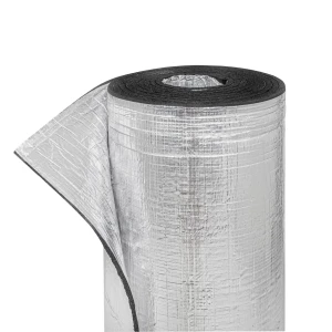 Pianka kauczukowa z podwójnym aluminium Bitmat K9 2xALU izolacja akustyczna i termiczna 100x100 cm – zdjęcie 3