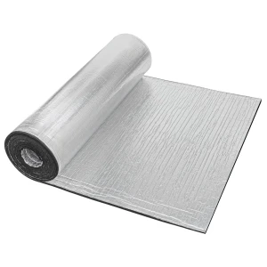Pianka kauczukowa z podwójnym aluminium Bitmat K9 2xALU izolacja akustyczna i termiczna 100x100 cm – zdjęcie 2