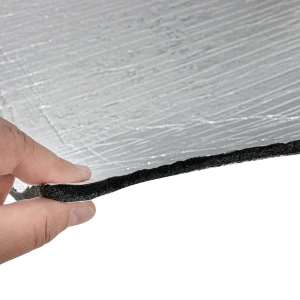 Pianka kauczukowa z podwójnym aluminium Bitmat K9 2xALU izolacja akustyczna i termiczna 100x100 cm – zdjęcie 6