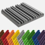 Dekoracyjny panel akustyczny Bitmat PU Equalizer 50×50×7 cm
