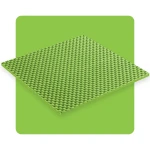 Naścienny panel akustyczny jasnozielony do poprawy brzmienia dźwięku z domowego audio