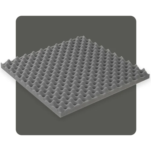Bitmat PU Fala 4 cm szary panel akustyczny