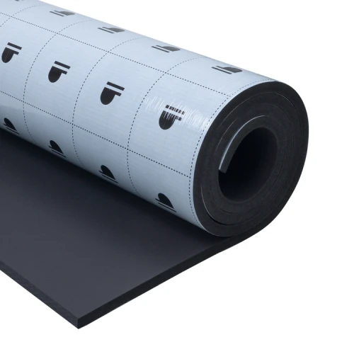 Samoprzylepna pianka wygłuszająca 50×100 cm mata kauczukowa Bitmat K25s 25 mm grubości