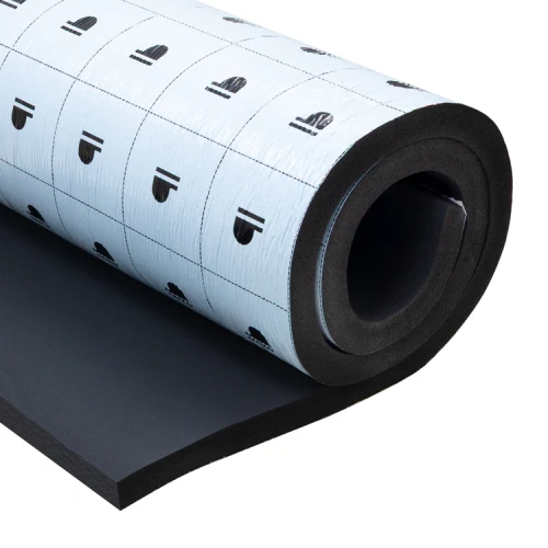 Samoprzylepna pianka wygłuszająca 50×100 cm mata kauczukowa Bitmat K50s 50 mm grubości