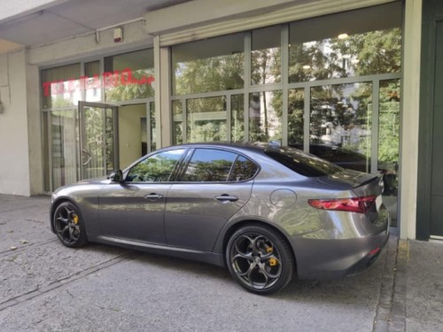 Alfa Romeo Giulia wyciszenie drzwi Bitmat Black Silver 1,8mm pianka Bitmat K6s