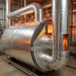 Wygłuszenie zbiornika pianką pochłaniającą z aluminium