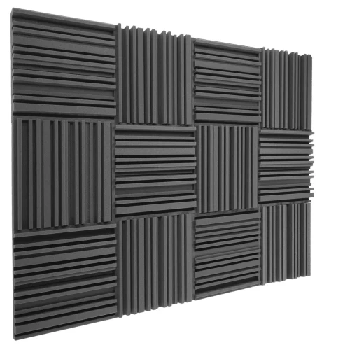 Zestaw szarych paneli Bitmat PU Equalizer 12 sztuk