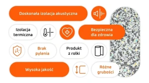 Pianka akustyczna wygłuszająca R140 kg/m³ grubość 4 cm 100x100 cm Skuteczna izolacja ścian – zdjęcie 12
