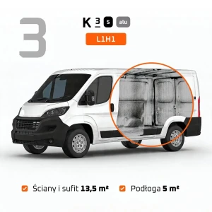 Zestaw do izolacji kampera L1H1 | Transporter, Trafic, Vito – zdjęcie 4