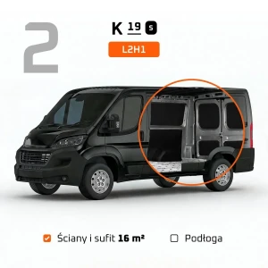 Zestaw do izolacji kampera L2H1 | Ducato, Transit, Sprinter, Crafter – zdjęcie 3