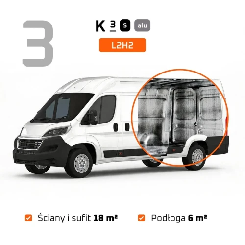 l2h2 trzeci etap izolacji kampera paraizolacja