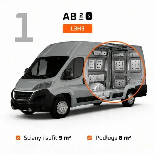 l3h3 pierwsz czesc izolacji campera mata butylowa