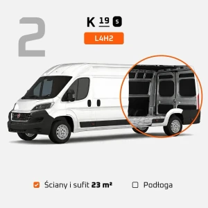 Zestaw do izolacji kampera L4H2 | Ducato, Transit, Sprinter, Crafter  – zdjęcie 3