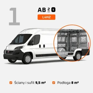 Zestaw do izolacji kampera L4H2 | Ducato, Transit, Sprinter, Crafter  – zdjęcie 2