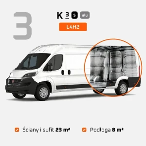 Zestaw do izolacji kampera L4H2 | Ducato, Transit, Sprinter, Crafter  – zdjęcie 4