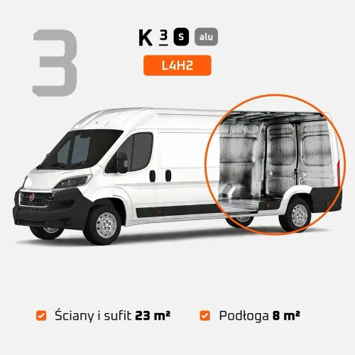 Pianka kauczukowa z aluminium paraoizolacja kampera
