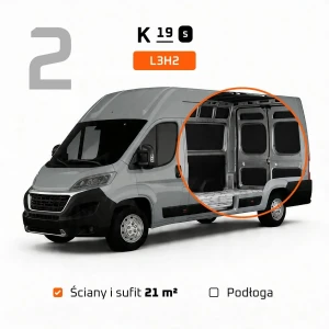 Zestaw do izolacji kampera L3H2 | Ducato, Transit, Sprinter, Crafter – zdjęcie 3