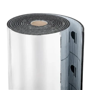 Pianka kauczukowa izolacyjna z niesieciowaną folią aluminiową samoprzylepna 25x25 cm 3, 6, 9, 19 mm grubości  – zdjęcie 4