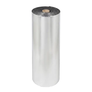  Izolacyjna pianka kauczukowa z folią aluminiową niesieciowaną samoprzylepna 25x100 cm  3, 6, 9, 19 mm – zdjęcie 2