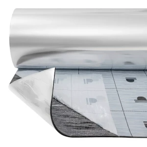  Izolacyjna pianka kauczukowa z folią aluminiową niesieciowaną samoprzylepna 25x100 cm  3, 6, 9, 19 mm – zdjęcie 3