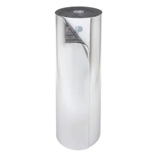 Samoprzylepna pianka kauczukowa izolacyjna z niesieciowaną folią aluminiową 100x100 cm  – zdjęcie 11