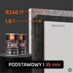 system wygluszania sciany klejony podstawowy I