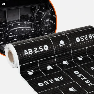 Mata butylowa Bitmat AB-25 (2,5 mm) – Profesjonalne wyciszenie i tłumienie drgań 25x50 cm – zdjęcie 23
