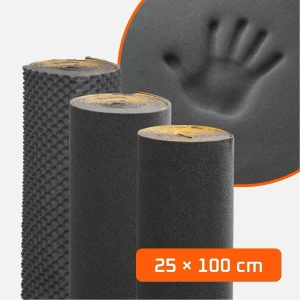 Pianka pochłaniająca 25×100 cm memory foam GŁADKA i FALA 5 mm 10 mm 15 mm 20 mm do boczków drzwi  – zdjęcie 25