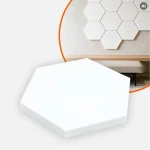 Panel akustyczny biały basotect hex 50×50 cm 2 lub 4 cm grubosci