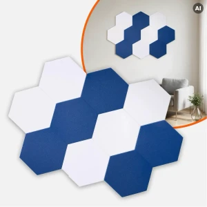 Dekoracyjne panele ścienne Bitmat Hexagon zestaw 10 sztuk – zdjęcie 30