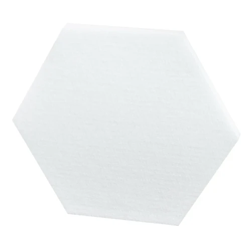 Pojedynczy panel w kształcie heksagonów biały