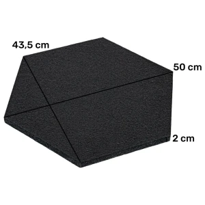 Panel akustyczny poliestrowy w kształcie heksagonów biały 2 i 4 cm  – zdjęcie 35