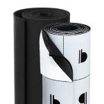 Pianka kauczukowa na bialym tle 100x350