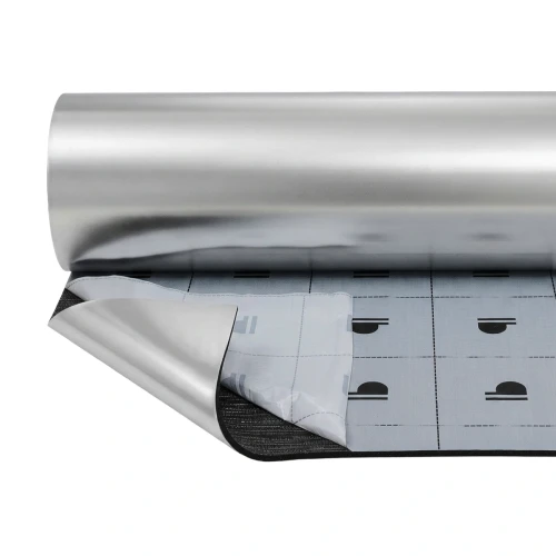 Samoprzylepna pianka kauczukowa z niesieciowaną folią aluminiową 3, 6, 9, 19 mm grubości