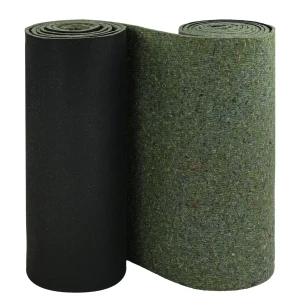 Filc z czarną włókniną Bitmat FW do wygłuszania komory silnika 15mm grubości 25x25 cm – zdjęcie 1