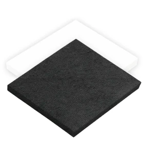 Panel akustyczny poliestrowy 50×50 cm ozdobny biały i czarny 2 i 4 cm – zdjęcie 1