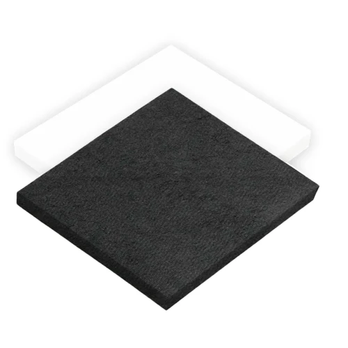 Panele poliestrowe do redukcji echa i pogłosu w kolorze białym i czarnym 50x50 cm