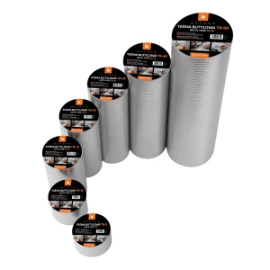 Aluminiowa taśma butylowa Bitmat TB do uszczelniania wodoodporna 1 mm grubości – zdjęcie 1