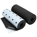 Pianka kauczukowa na bialym tle 100x350