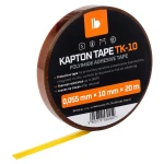 Oryginalne opakowanie taśmy kaptonowej TK-10 (10 mm) z odklejonym samoprzylepnym końcem.