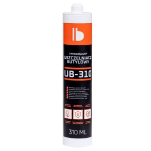 Uszczelniacz butylowy Bitmat UB-310 biały, szary lub czarny masa plastyczna uszczelniająca 310 ml – zdjęcie 4