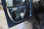 VW Sharan wygluszenie wyciszenie drzwi przednich