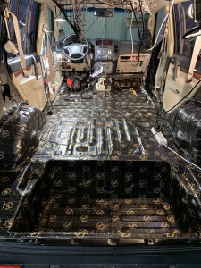 Mitsubishi Pajero wygłuszenie podłogi i bagażnika – zdjęcie 5
